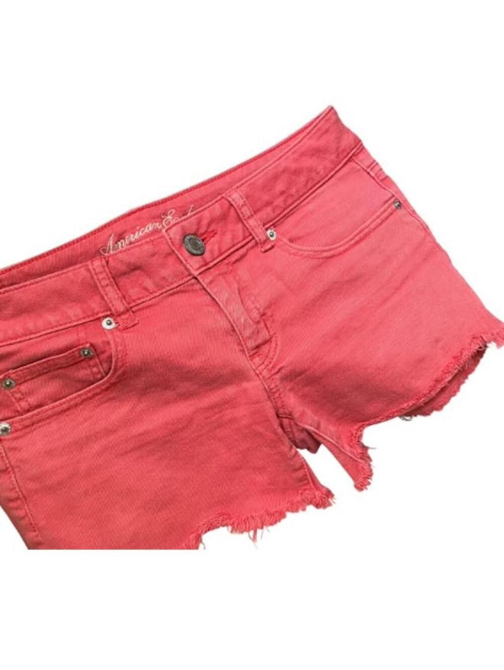 American Eagle Distressed Low Rise Cut Off Shorts